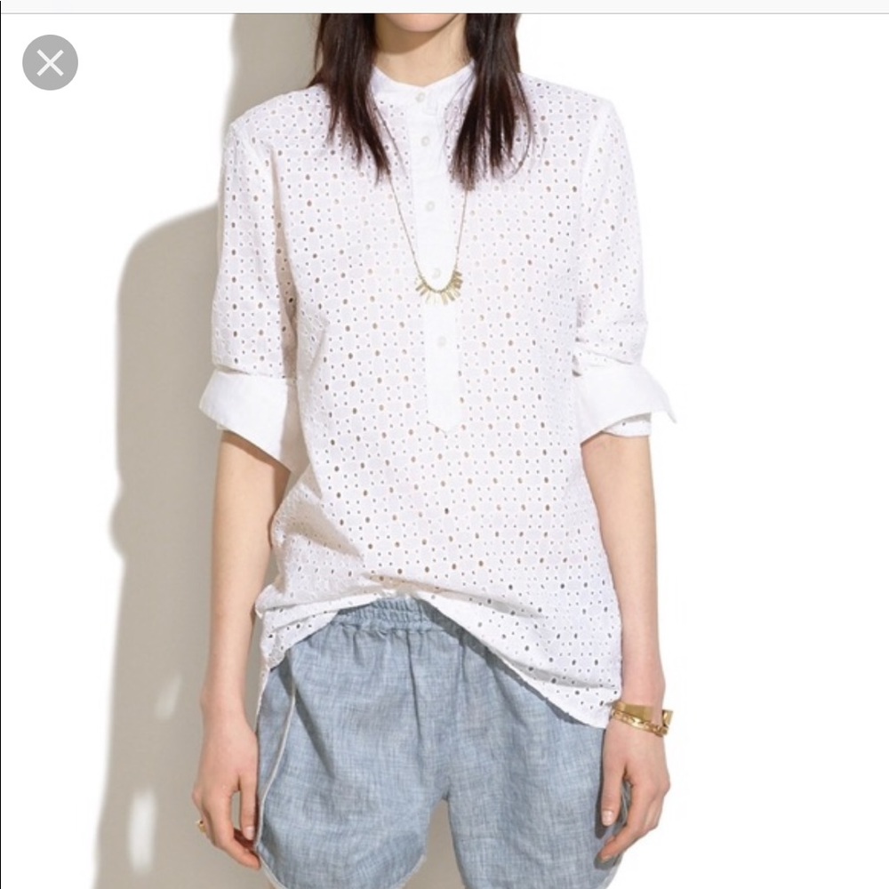 Madewell tunic popover in daisylace